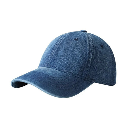 Baseball Cap Women Men Unisex Denim Washed Soft Top Sunshade Spring Summer Hats Retro Korean Solid Color Snapback Caps Female