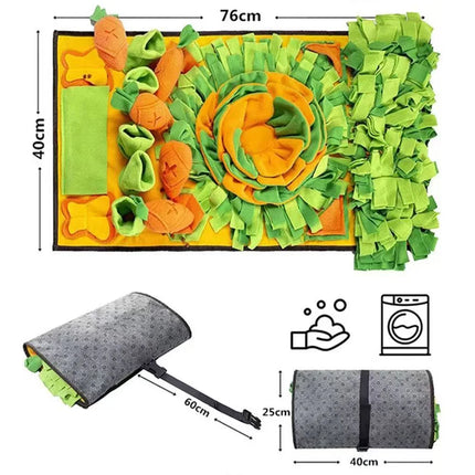 Pet Sniffing Mat Indoor Dog Walking Dog Cat Foraging Toy Dog Stress Relief Puzzle Treasure Hunt Game Slow Eating Mat