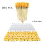 50pcs tube and brush 4