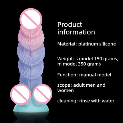Alien Monster Dildo Anal Plug Liquid Silicone Butt Plug for Adult Masturbation Sex Toys G-spot Clitoris Massage Anus Stimulation