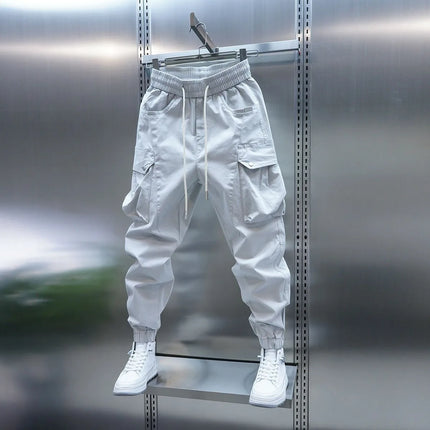 2025 New Men Joggers Autumn Sweatpants Spring Drawstring Casual Pants Workout Running Cotton Sports Trousers Men Clothing