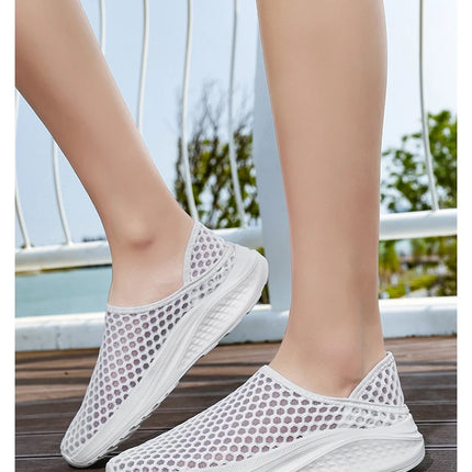 Sports shoes men's mesh breathable casual men's shoes unisex soft and comfortable couple shoes plus size flat shoes women 36-48