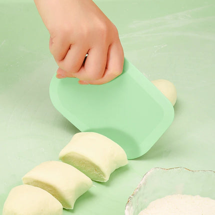 Silicone Dough Scraper Standing Baking Dough Pizza Cutter Pastry Slicer Blade Handheld Flour Scraper Kitchen Gadgets Tools