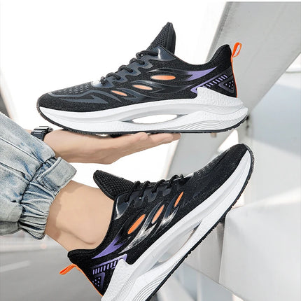 Men's Breathable Sports Shoes Spring New Mesh Casual Fashion Versatile Trendy Men's Shoes Summer Running Shoes Suitable for Outdoor Sports