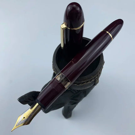 Wing Sung 630 Brief Fountain Pen Iraurita Nib 0.5~0.7mm Nib Piston Resin Gold Clip Pen Stationery Business Gifts Writing