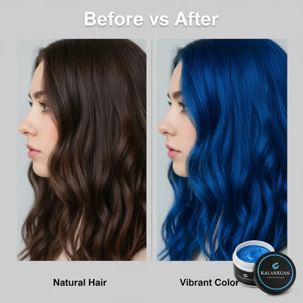 Temporary Hair Color Wax for Kids Girls Boys AdultsTemporary Hair Dye Hair Color Cream Teal Hair Dye Hair Wax Color Instant