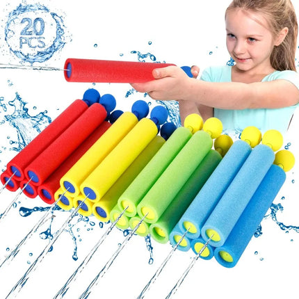 Children's Water Gun Foam Water Gun for Pool Beach Garden Outdoor Water Games for Children 3+ Years Pool Toys Summer