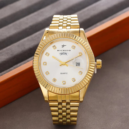Men's Sport Wristwatches Casual Simple Fashion Calendar Week Quartz Watch Male Watches Reloj for Christmas New Year Gifts