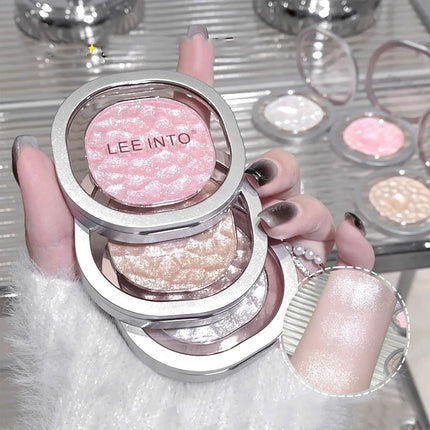 Highlighting Powder Pearlescent Fine Mashed Soft Texture LEEINTO Non-flying Powder Brightening Long-lasting Highlighter Palette