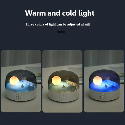 New Bluetooth Speaker Ambient Light High Quality Sound Bluetooth Music Box with Dimming Soft Light Wireless Music Play