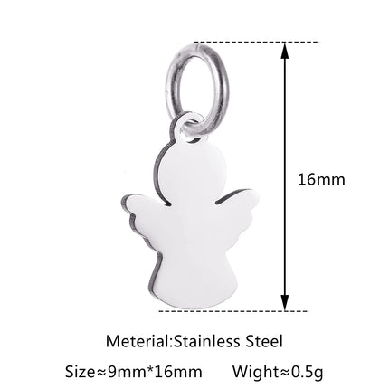 5pcs/Lot Stainless Steel Hollow Animal Cat Or Dog Claw Charm For DIY Necklace Bracelet Earrings Jewelry Accessories Pendants