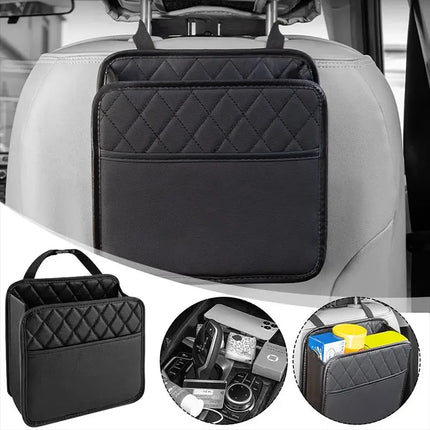Car Seat Storage Bag Leather Garbage Bag for Volkswagen VW Polo Tiguan Golf 5 7 Jetta Beetle Scirocco Passat B5 B8 MK4