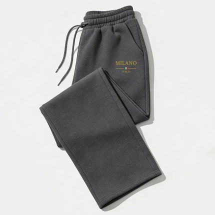 2026 Hot Sale Milan City Printed Jogger Pants Men Women Autumn Winter Casual High Quality Outdoor Running Sports Sweatpants