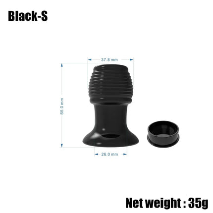 Transparent Hollow Anal Plug Threaded Silicone Butt Plug Enema Dilator Anal Cleaning Device Adult Sex Toy for Women Men Couples