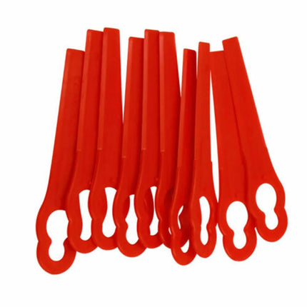 50Pcs Plastic Grass Trimmer Blades For KULLER  OZITO Grass Trimming Machine Blade Replacement Trim Fast Switchblades Garden Tool