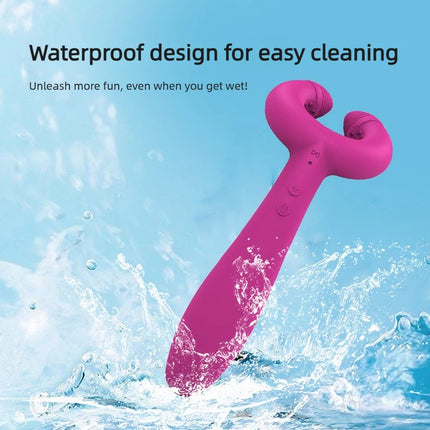 Powerful G Spot Rabbit Vibrator for Women Nipple Clitoris Stimulator Massager Three Motors Dildo Adult Goods Sex Toys for Female
