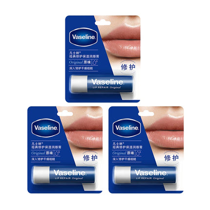 Vaseline 1/2/3/4/5/10/15pcs Moisturizing Lipstick Base Moisturizer Makeup Natural Plant Lip Care Petrolatum Jelly Lip Balms