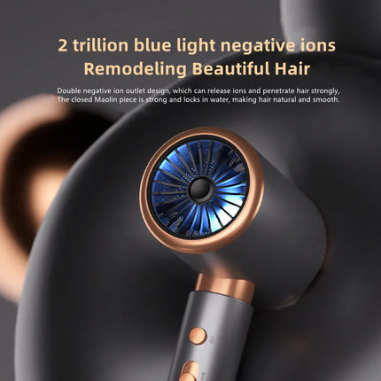 2400W High-Power 15 Second Fast Drying Negative Ion Constant Temperature Hot And Cold Air High-Speed Hair Dryer EU/US/UK Plug
