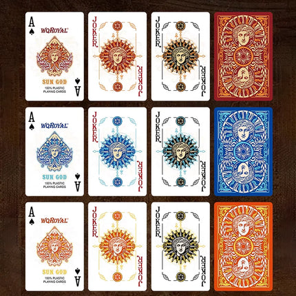 Creative Collection Playing Cards Vintage Classic Poker PVC Waterproof Deck of Cards  for Parties, Gatherings and Collections