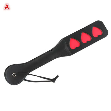 Leather 3D Cat Paw Heart Spanking Adult Couple Play Toys Punishment Training Whip Spank Beat Toys