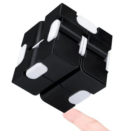 Infinity Cube Fidget Sensory Toy Mini Puzzle Cube Toy Stress Anxiety Relief Magic Puzzle Flip Toy for ADHD Autistic Kids Adult