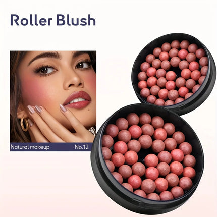 2 PCS Matte Face Blusher Natural Cheek Tint Soft Makeup Contouring Female Blush Powder Brightens Face Cosmetic