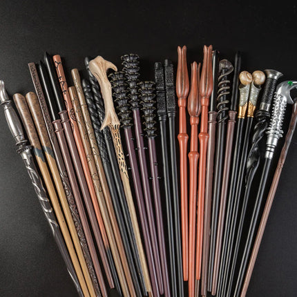 27 Kind  Anime Cosplay Show Metal Core Magic Wand Children Decoration Toy Accessories For Kids Bacchetta Di Plastic Magic Stick