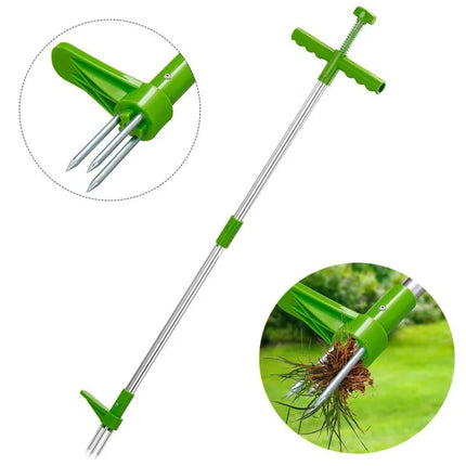 Garden Weeder, Weeder, Double-Section Split Aluminum Tube, Manual Weed Removal Gardening Tool Grass Digger Handheld Puller
