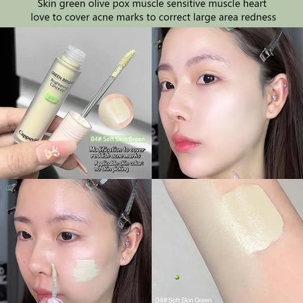 Liquid Brighten Concealer Stick Face Shadow Matte Powder Highlight Contour 3D Nose Shadow Cover Spots Dark Circles Makeup