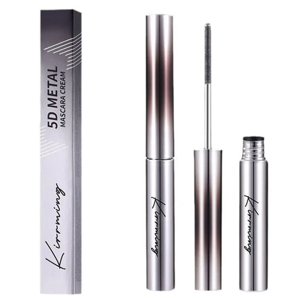 KIRRMING Steel Tube Mascara Natural Voluminous and Curled Lashes Resistant to Smudging Steel Tube Mascara Waterproof Mascara