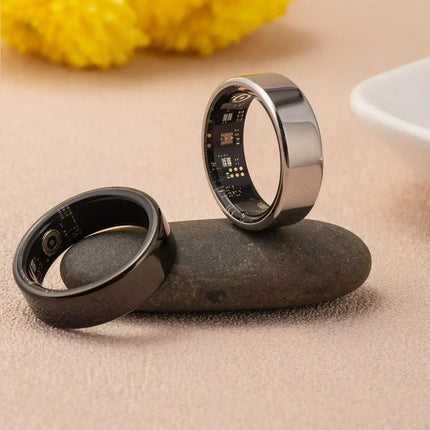 Amovan Nova Smart Ring Premium Quality GPS Sports Heart Rate Blood Oxygen Stress Sleep Temperature Monitor Meditation Ring