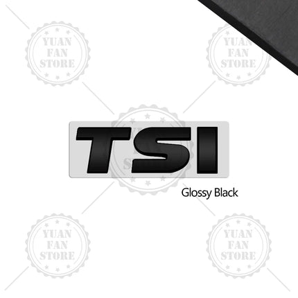 TSI TDI Emblem Car Styling 3D Sticker ABS Logo Badge For Tiguan Polo Golf 4 5 6 MK6 Passat B5 B6 Bora Jetta Touran T-Cross Caddy