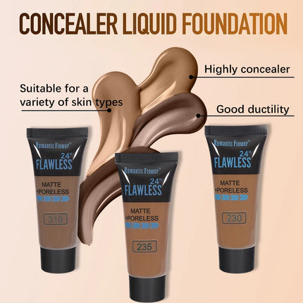Three-color dark skin pressed powder concealer set, matte effect, oil control, waterproof, sweat-proof, create facial shadows
