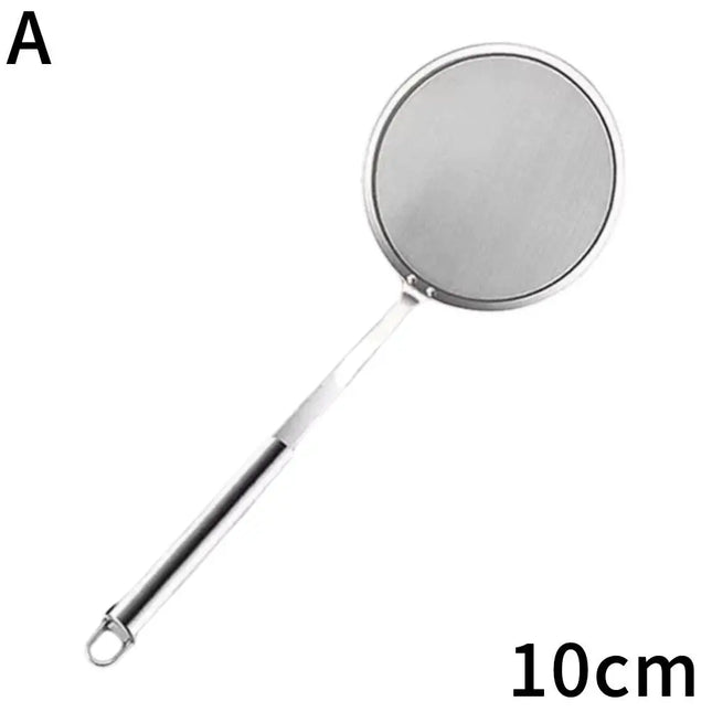 Fat Skimmer Spoon Steel Fine Mesh Skimmer Strainer Spoon For Removing Grease Fat And Foam Kitchen Fat Skimmer Spoon