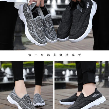 New Women's light Shoes Soft soled Breathable Sneakers Casual middle elderly shoe Couple's Anti slip comfort shoes Zapatos Mujer
