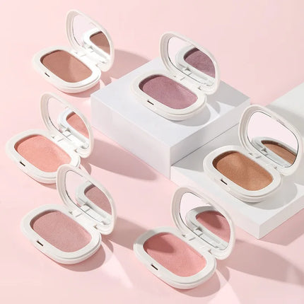 Single Color Blush Silky Texture High Color No Powder Feeling Low Saturation Long-lasting Natural Matte Blush Cream Face Makeup