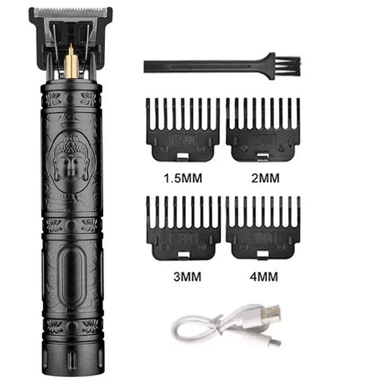 Portable Mens Beard Hair Clipper T9 Professional Electric Hair Cutting Rechargeable Hair Clipper Barber/Hair Clipper Accessories