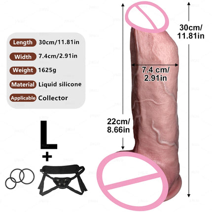 Super Realistic Dildo Adult Sex Toys Medical Silicone Penis Anal Vagina Masturbator Big Dildo With Suction Cup Adult supplies