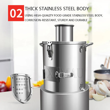 Garlic Peeler Machine 110V/220V Commercial Restaurant Barbecue Food Processor Electric Garlic Peeling Machine