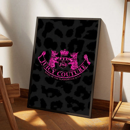 J-Juicy C-Couture Poster Home Living Room Bedroom Bar Cafe Art Decor