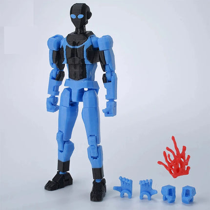 3D Printed Dummy 13 Invincible Boy Titan Model Multi-jointed Movable Action Figure Desktop Ornament Animation Model For Kids Fan