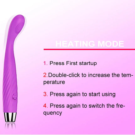 Beginner G-Spot Vibrator Nipple Clitoris Stimulator Vagina Dildo Erotic Toys Finger-Shaped Massager Sex Toys for Women Sex Shop