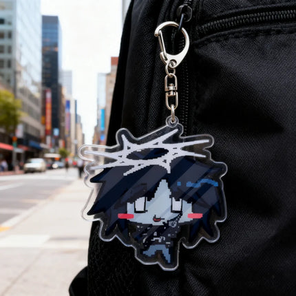 Popular Game Cartoon Chibi Keychain Accessories Bag Charms Keyrings Jewelry Fans Freinds Game Lovers Gifts
