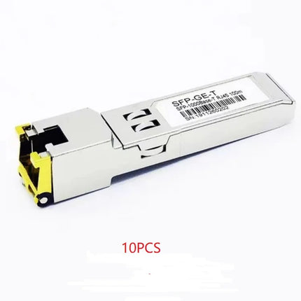 SFP Fiber Module Ethernet Port RJ45 Module 1000BASE-T Switch Connector Copper Compatible with Cisco/Mikrotik Gigabit Ethernet