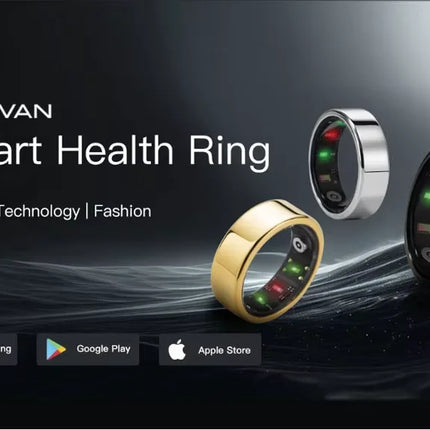 Amovan Nova Smart Ring Premium Quality GPS Sports Heart Rate Blood Oxygen Stress Sleep Temperature Monitor Meditation Ring
