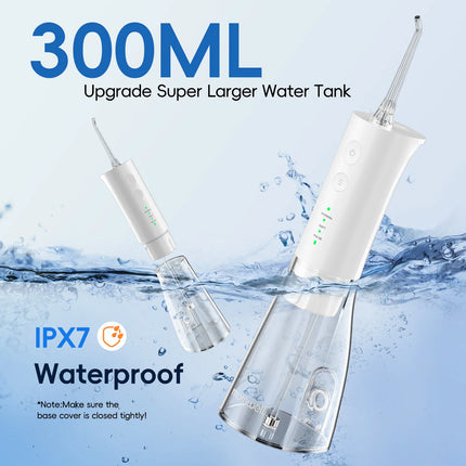 New Water Floss F29/D52 Portable Water Flosser USB Rechargeable Oral Water Jet Pick Flosser 4 Jet Tip Teeth Cleaner