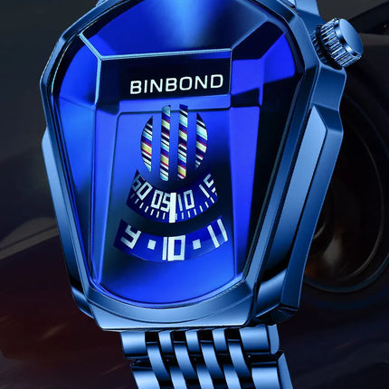 BINBOND New Casual Unique Digital Clock Men Luxury Watch Automatic Watches Mens Gold Fashion Quartz Wristwatches Montre Homme 01