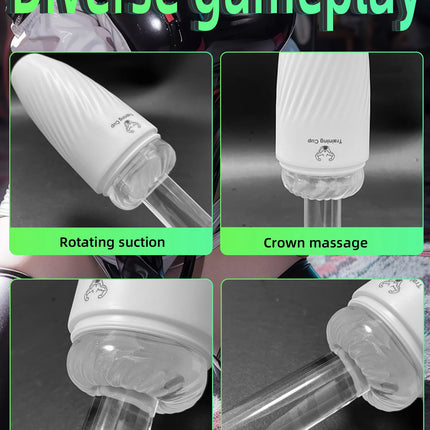 Male Masturbator Transparent Meat Vaginal Masturbation Adult Male Sex Toy Piston Manual Masturbator Cup Penis Massage Trainer
