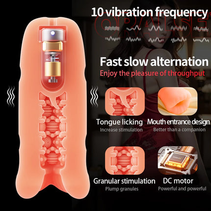 Mens Electric Masturbator Cup 10 Mode Sucking Blowjob Penis Trainer Pocket Pussy Dicks Glans Vacuum Stimulator Adult Men Sex Toy