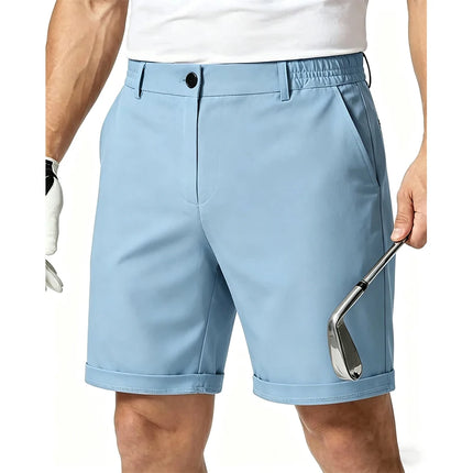 Men 100% Cotton Shorts Summer Business Homme Shorts Casual Fashion High Quality Male Shorts Social Office Short Pants Men